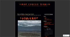 Desktop Screenshot of cropcircleworld.wordpress.com