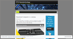 Desktop Screenshot of ppsnanotechnology.wordpress.com