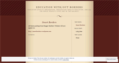 Desktop Screenshot of nobordereducation.wordpress.com