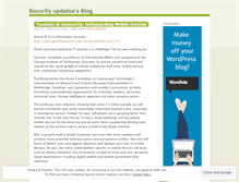 Tablet Screenshot of getsecurityupdates.wordpress.com