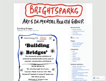 Tablet Screenshot of brightsparks.wordpress.com