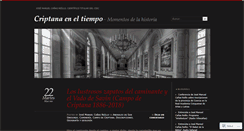 Desktop Screenshot of criptanaeneltiempo.wordpress.com