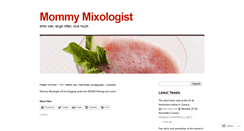 Desktop Screenshot of mommymixologist.wordpress.com