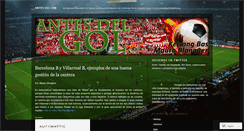 Desktop Screenshot of antesdelgol.wordpress.com