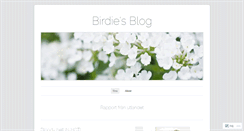 Desktop Screenshot of bbiirrddiiee.wordpress.com