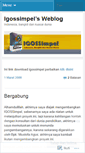 Mobile Screenshot of igossimpel.wordpress.com
