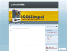 Tablet Screenshot of igossimpel.wordpress.com