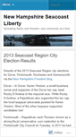 Mobile Screenshot of nhseacoastliberty.wordpress.com