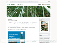 Tablet Screenshot of functionalfengshui.wordpress.com