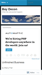 Mobile Screenshot of baydecon.wordpress.com