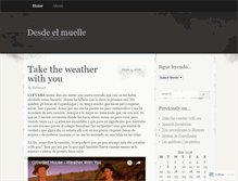Tablet Screenshot of desdeelmuelle.wordpress.com
