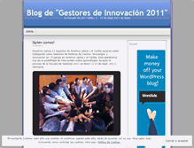 Tablet Screenshot of escueladegestores2011.wordpress.com