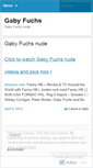 Mobile Screenshot of gabyfuchs.wordpress.com