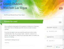 Tablet Screenshot of marriottlasvegas.wordpress.com