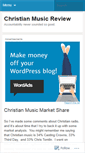 Mobile Screenshot of christianmusicreview.wordpress.com