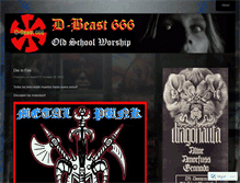 Tablet Screenshot of dbeast666.wordpress.com