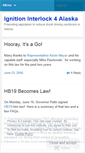Mobile Screenshot of ignitioninterlock4alaska.wordpress.com