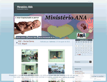 Tablet Screenshot of ministerioana.wordpress.com