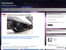 Tablet Screenshot of funnyscience.wordpress.com