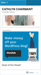 Mobile Screenshot of cathlyncharmant.wordpress.com