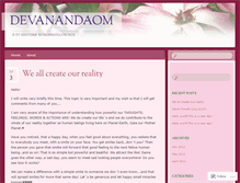 Tablet Screenshot of devanandaom.wordpress.com