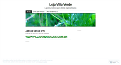 Desktop Screenshot of lojavillaverde.wordpress.com