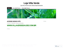 Tablet Screenshot of lojavillaverde.wordpress.com