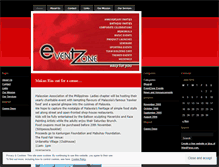 Tablet Screenshot of eventzone.wordpress.com