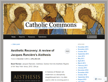 Tablet Screenshot of catholiccommons.wordpress.com