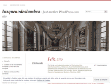 Tablet Screenshot of luzquenodeslumbra.wordpress.com