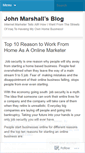 Mobile Screenshot of marketingdreamjob.wordpress.com