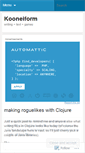 Mobile Screenshot of kooneiform.wordpress.com