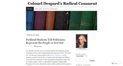 Desktop Screenshot of coloneldespard.wordpress.com