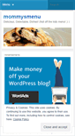 Mobile Screenshot of mommysmenu.wordpress.com