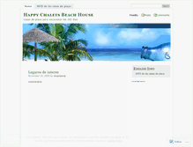 Tablet Screenshot of happychalets.wordpress.com