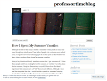 Tablet Screenshot of professortimeblog.wordpress.com