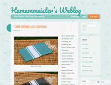 Tablet Screenshot of hamammeister.wordpress.com