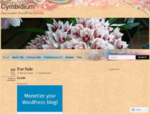 Tablet Screenshot of cymbidium1300.wordpress.com