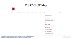 Desktop Screenshot of cestchicblog.wordpress.com