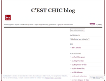 Tablet Screenshot of cestchicblog.wordpress.com