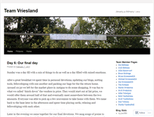 Tablet Screenshot of paradiseboundteamvriesland2011.wordpress.com
