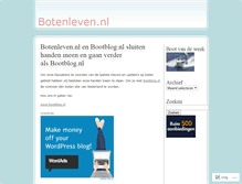 Tablet Screenshot of botenleven.wordpress.com