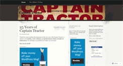 Desktop Screenshot of captaintractor.wordpress.com