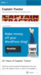 Mobile Screenshot of captaintractor.wordpress.com