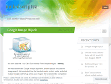 Tablet Screenshot of nulledscriptsz.wordpress.com