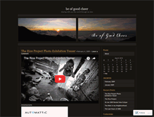 Tablet Screenshot of beofgoodcheer.wordpress.com