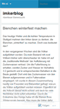 Mobile Screenshot of imkerblog.wordpress.com