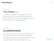 Tablet Screenshot of freddyfig76.wordpress.com