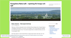 Desktop Screenshot of kungslenanaturcafe.wordpress.com