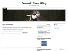 Tablet Screenshot of fercesar.wordpress.com